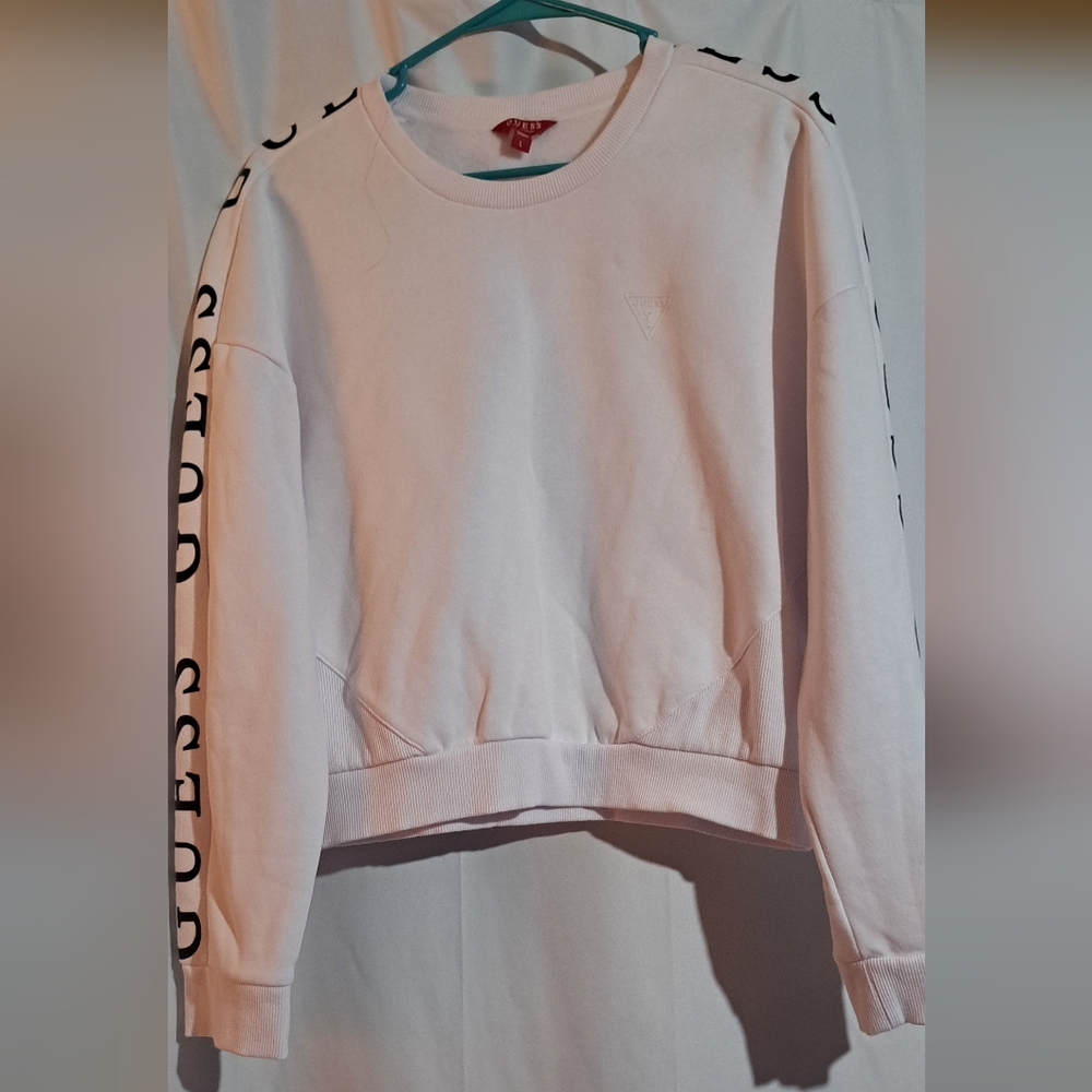 Guess Women's Blush Crew Neck Sweater